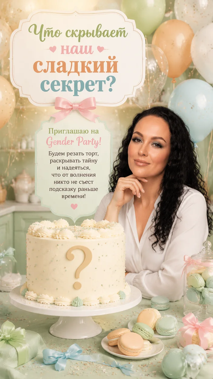 Фотооткрытка кондитерская тайна