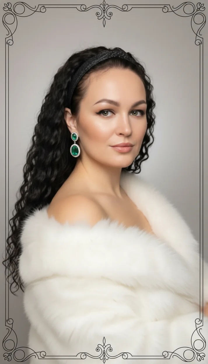 ВИНТАЖНАЯ ЧЁРНАЯ ОРНАМЕНТАЛЬНАЯ РАМКА