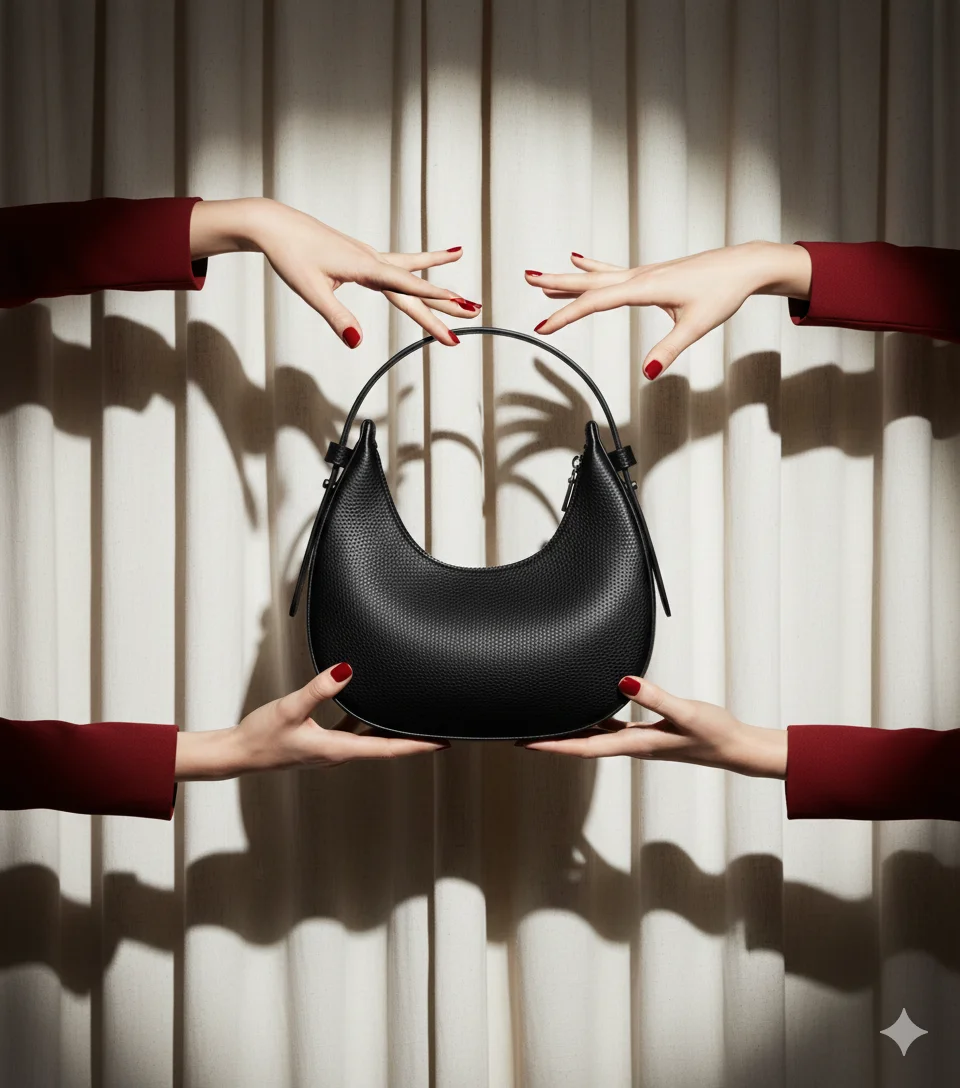 Сцена для продажи сумок 