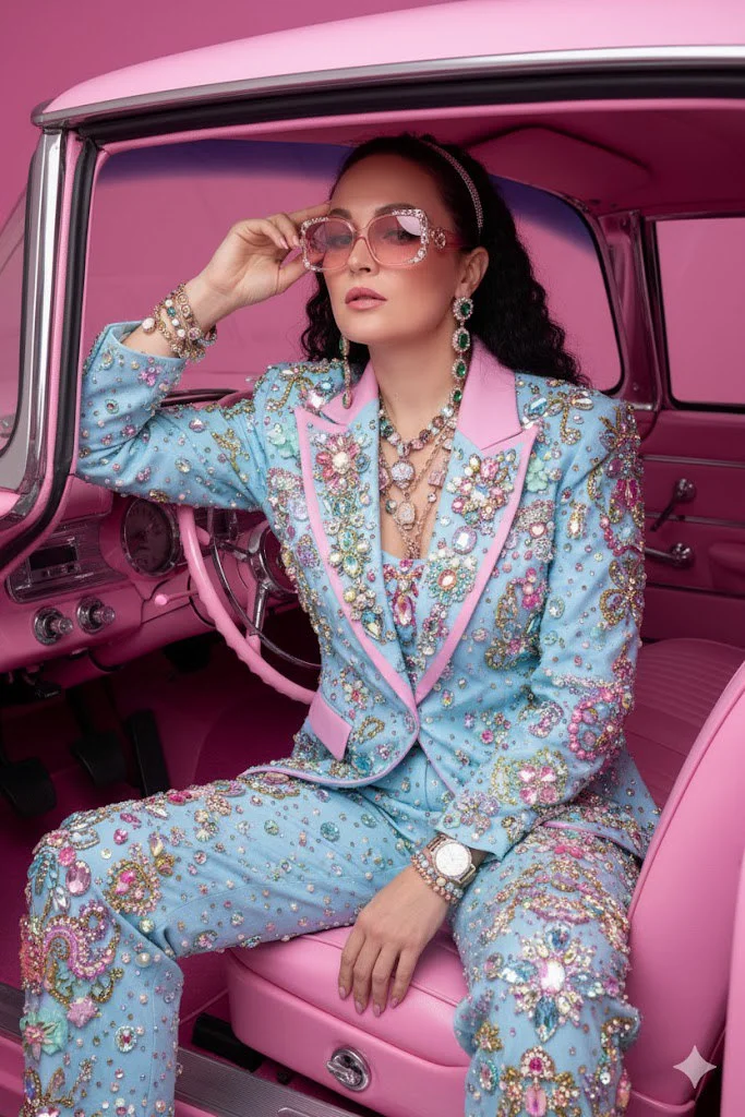 Ретро-шик в розовых тонах
