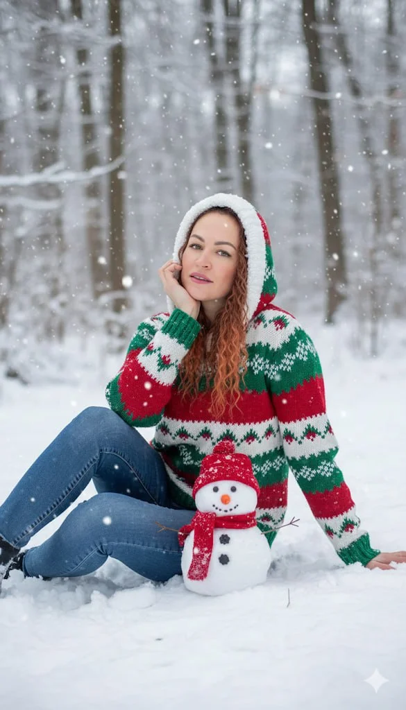 Друг со снеговиком