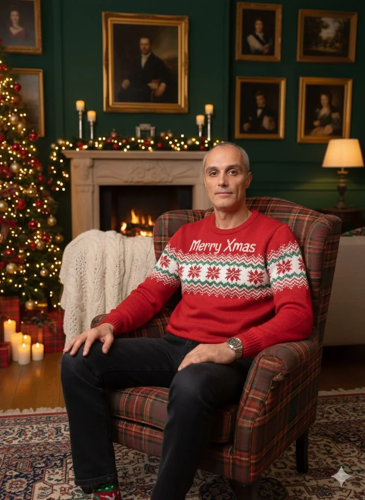 Рождественский уют у камина