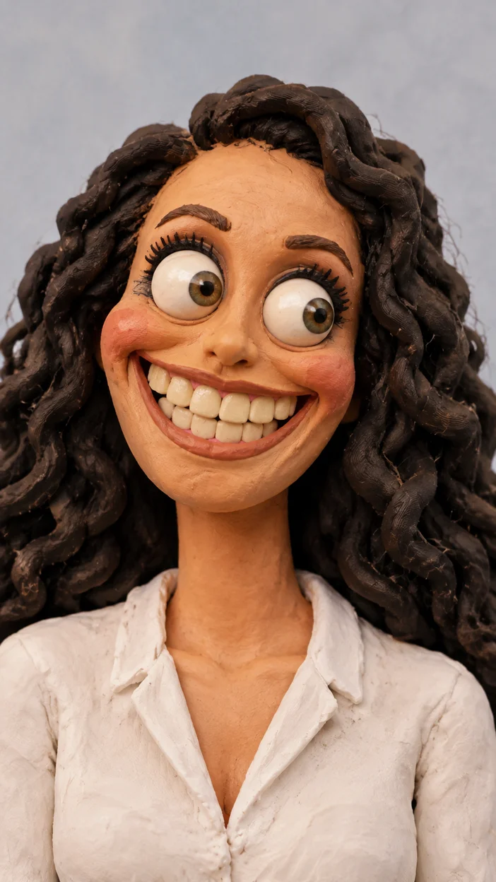 Фотосессия студийная claymation карикатура с пластилиновыми персонажами в стиле Aardman, сохраняющая точную компоновку кадра