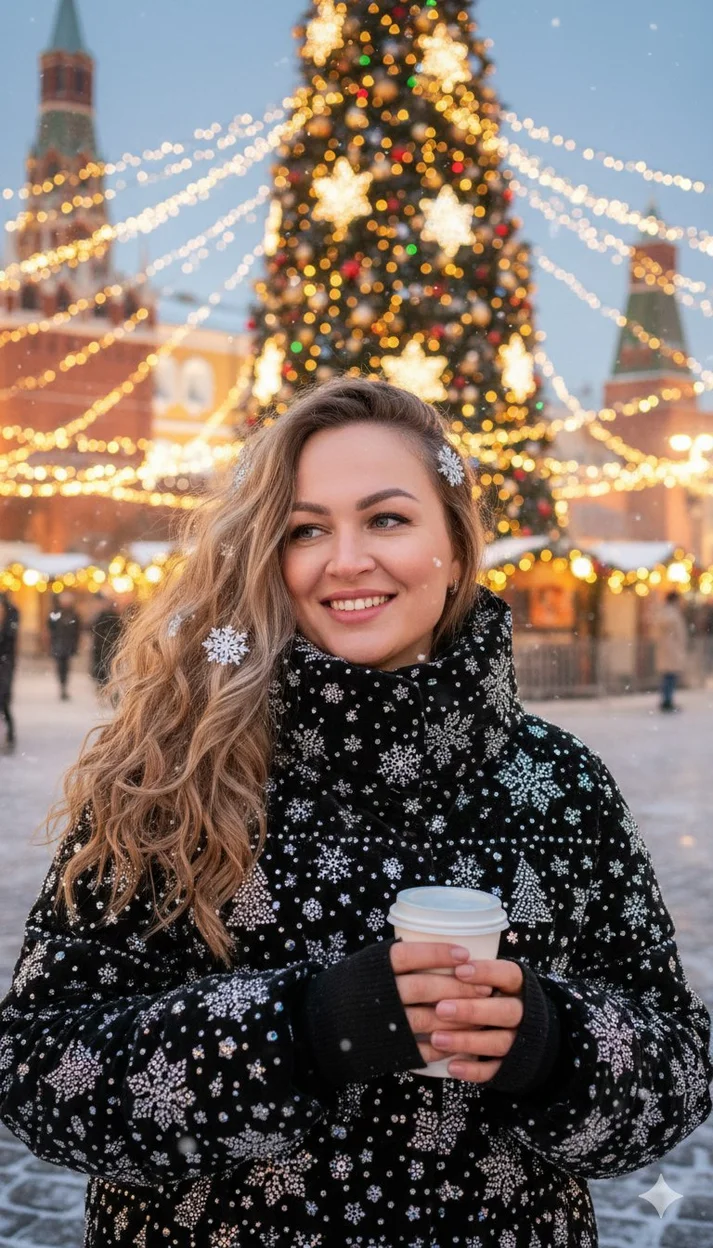ИИ-фотосессия — Новогодняя Москва