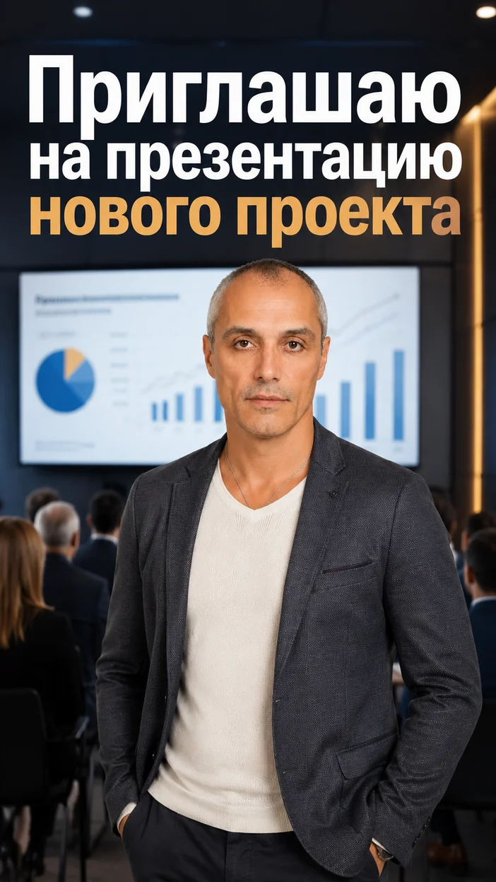 Фотооткрытка — презентация нового проекта