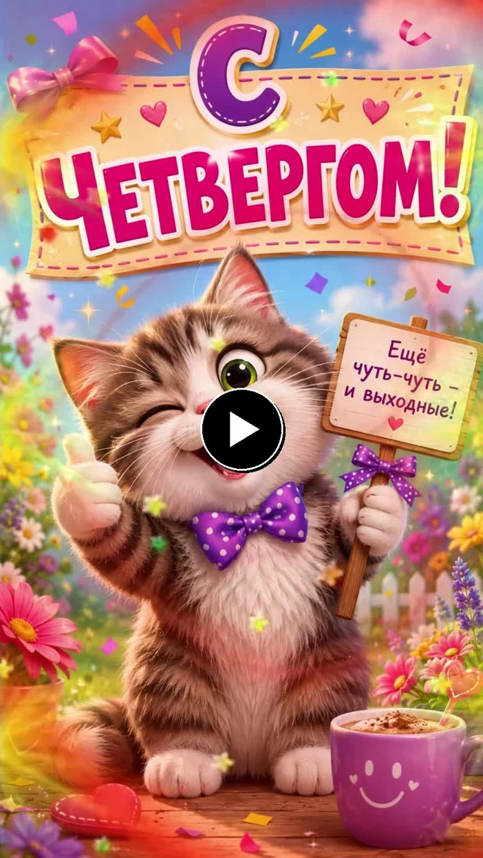 Аудиооткрытка- С четвергом 