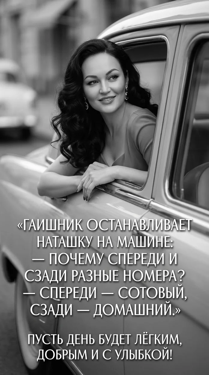 Открытка с  вашим фото и анекдотом 