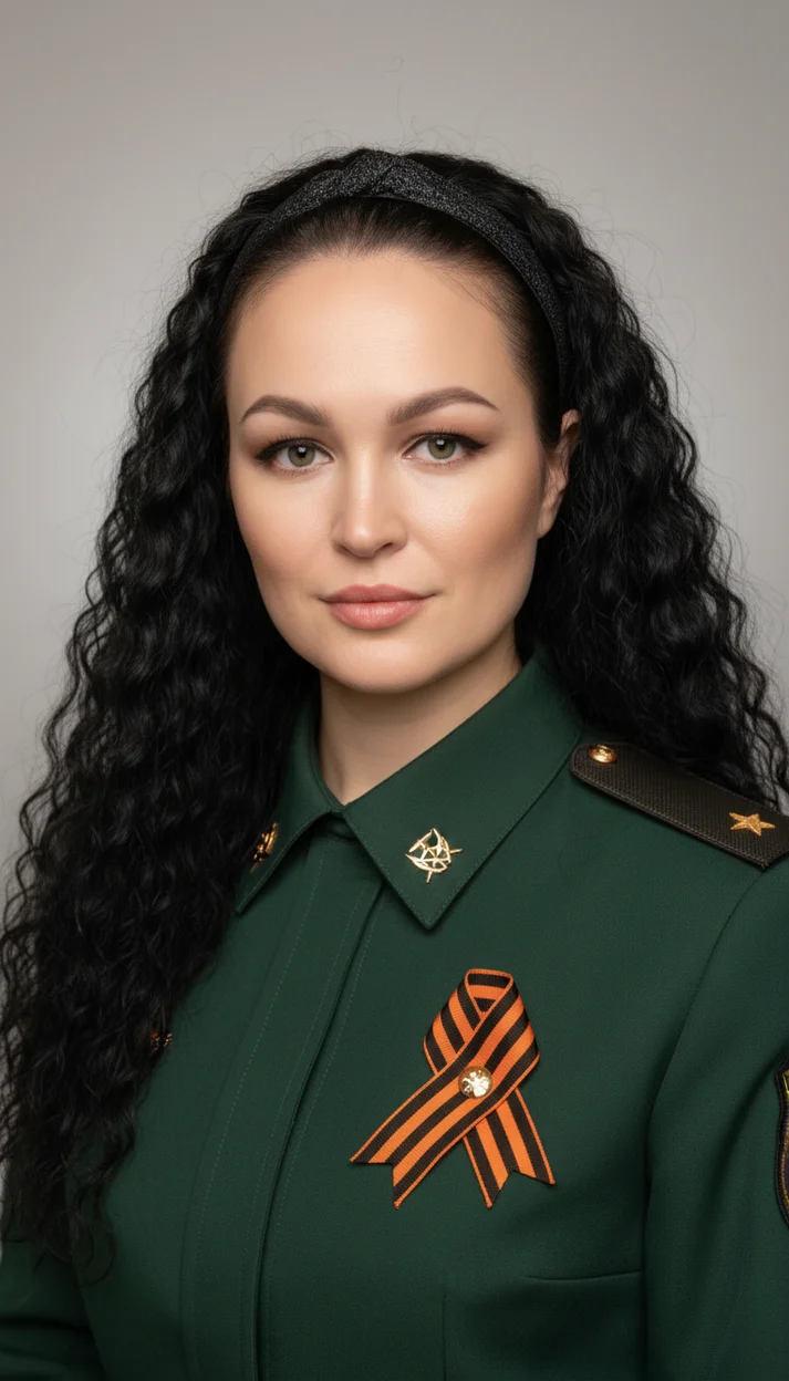 ИИ-фото — Военный портрет