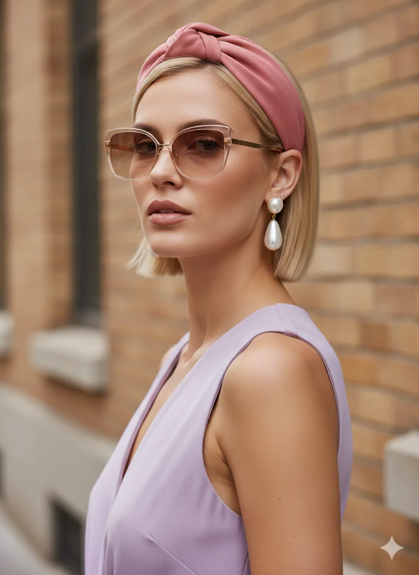 Сцена для ободка -  модный городской образ