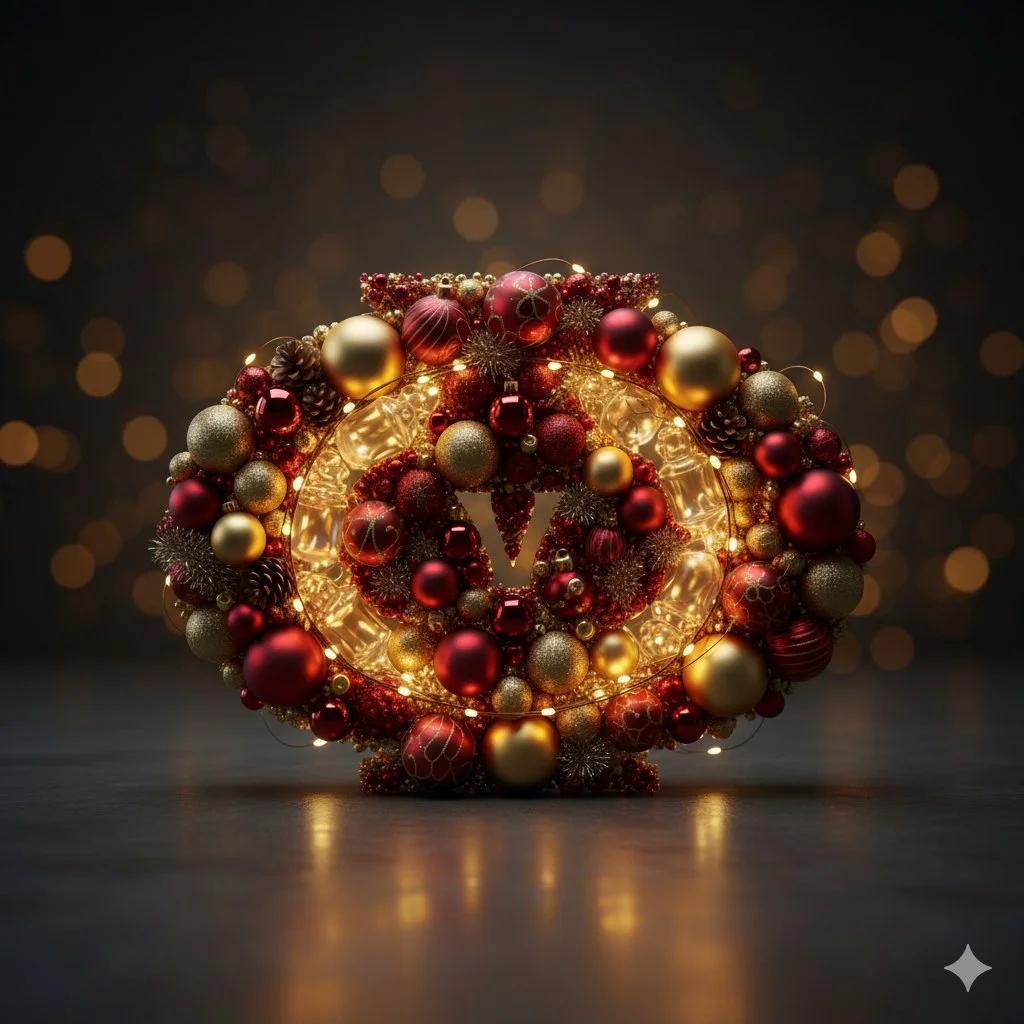 Праздничный 3D логотип