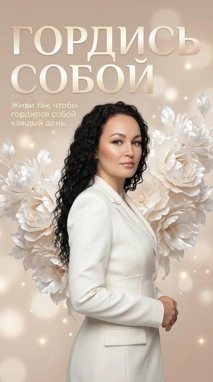 Пожелание для мужчины - Гордись собой с вашим фото 