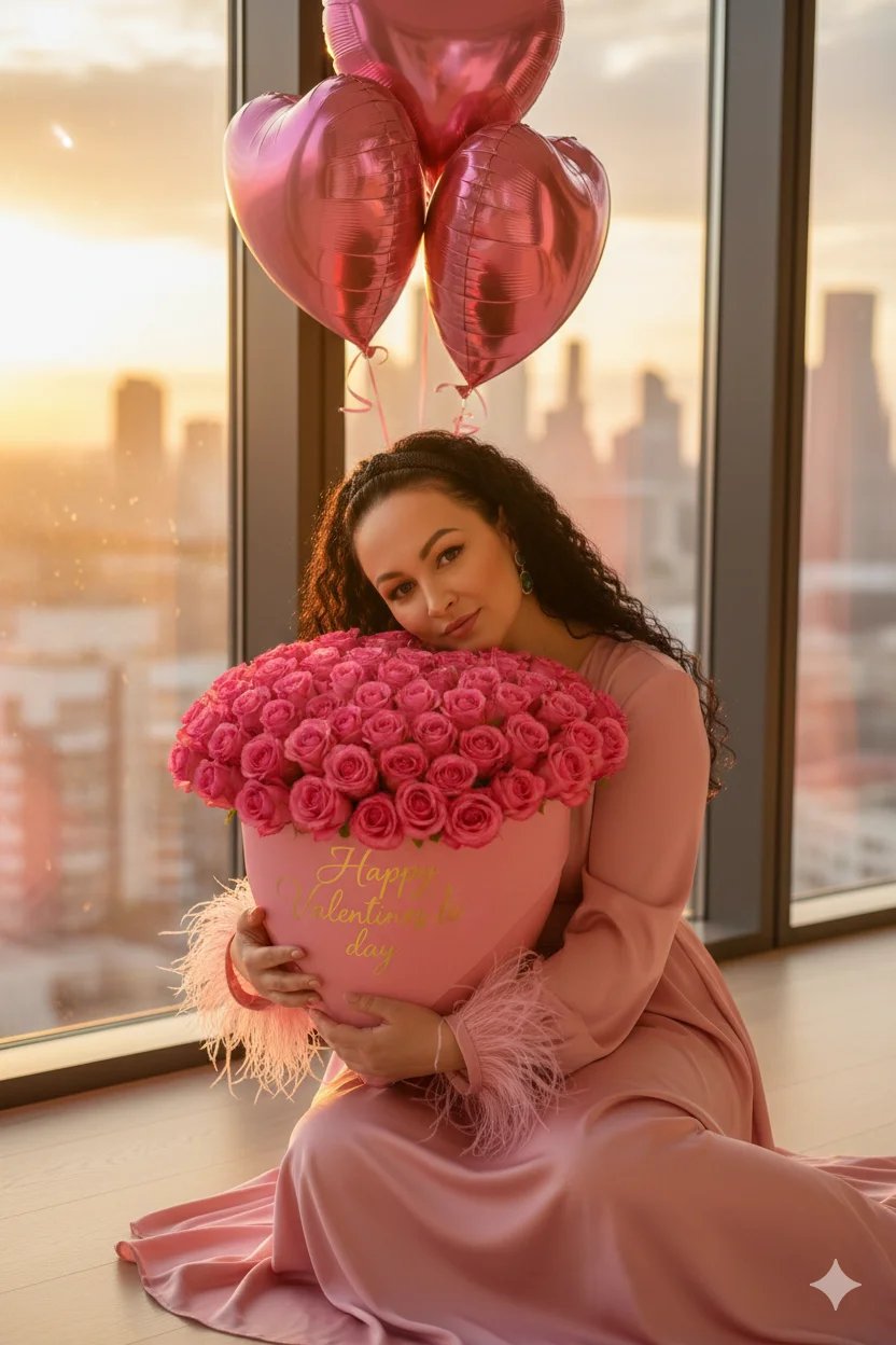 ИИ-фотосессия — Happy Valentines day