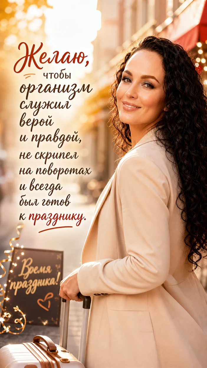 Фотооткрытка для всех с поздравлением 