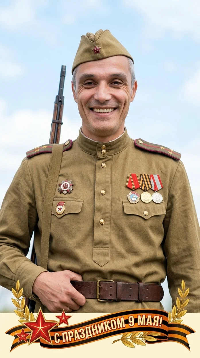 солдат 9 мая
