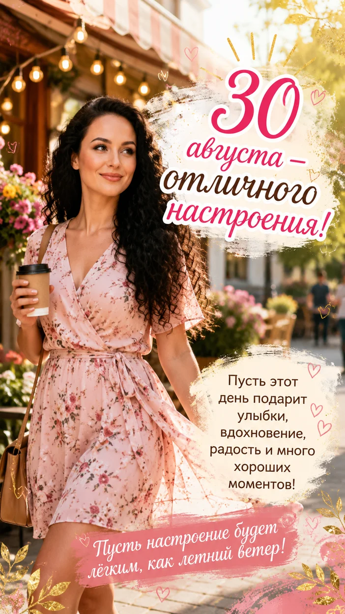 Фотосессия августовской улицы 30 августа