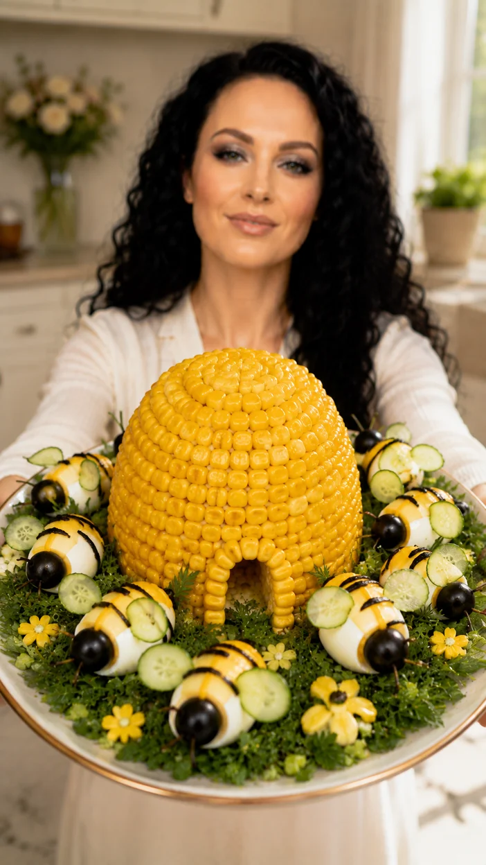  Пчелиный улей из кукурузы 