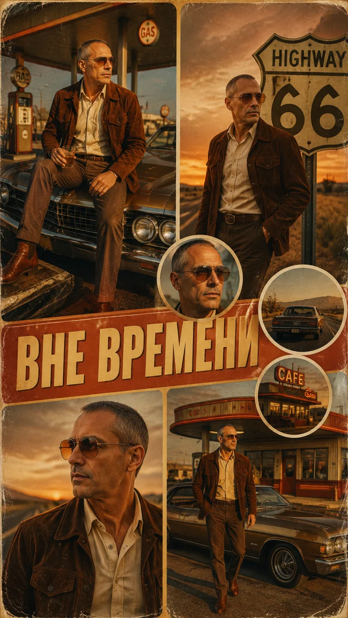 Фотосессия ретро 70-х