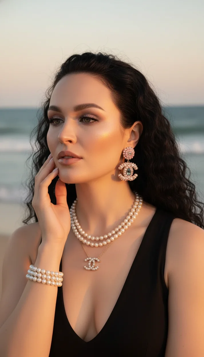 золотой час на морском побережье