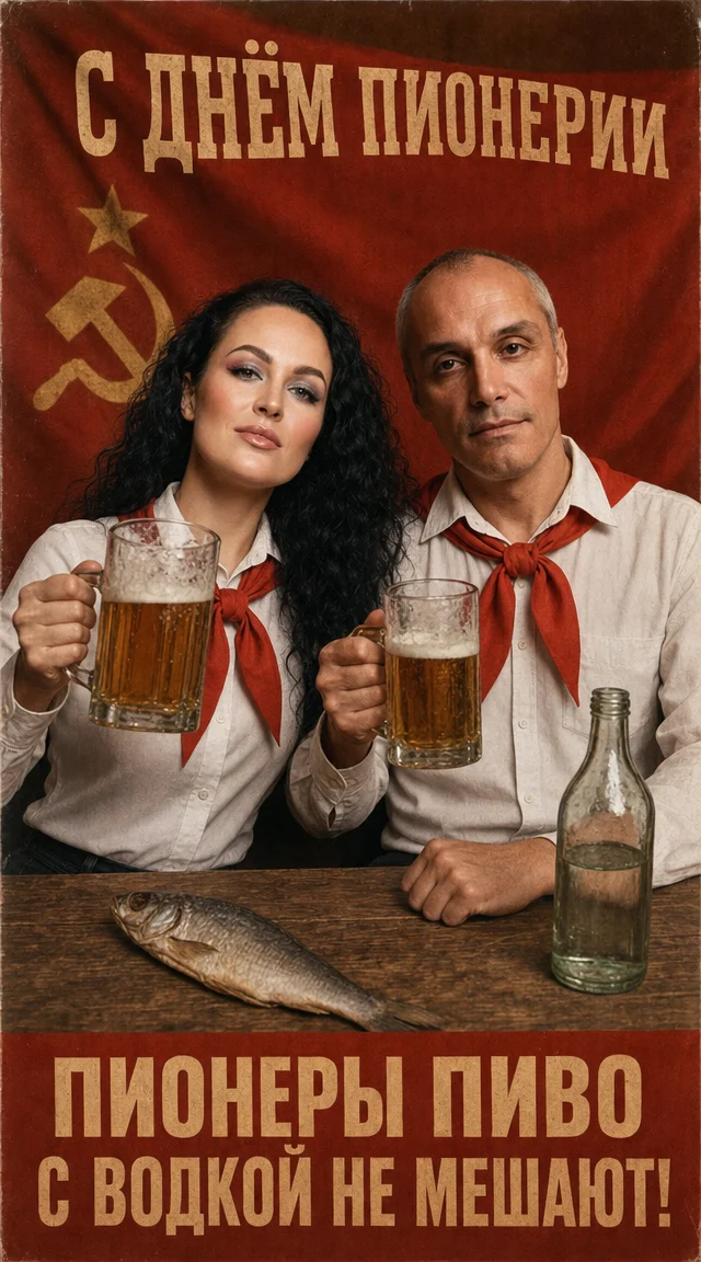 Пионеры и советское застолье