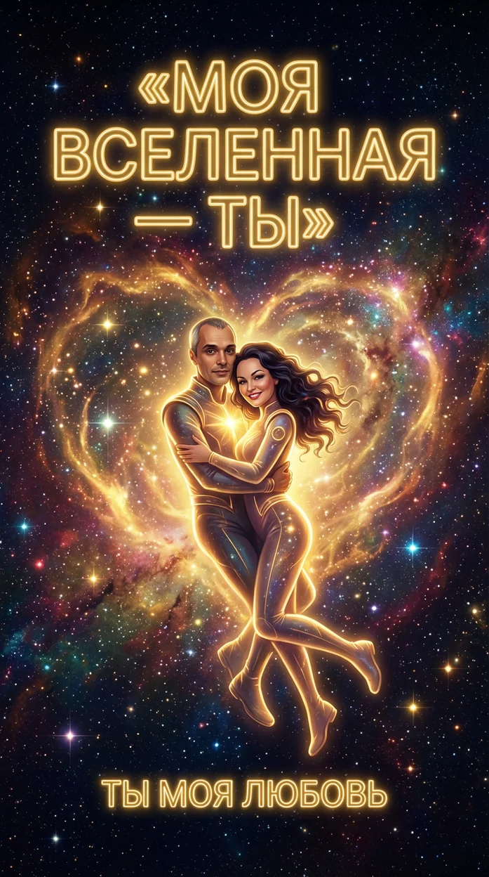 Открытка «Моя вселенная — ты» 