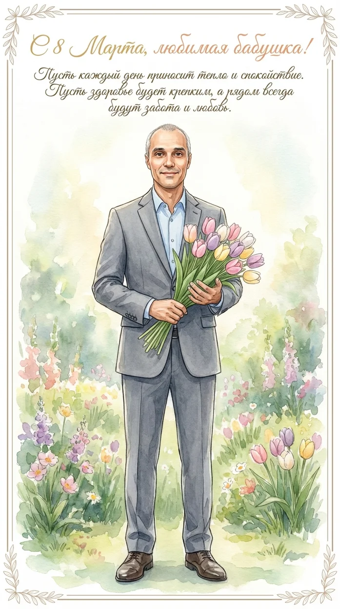 С 8 Марта, любимая бабушка!