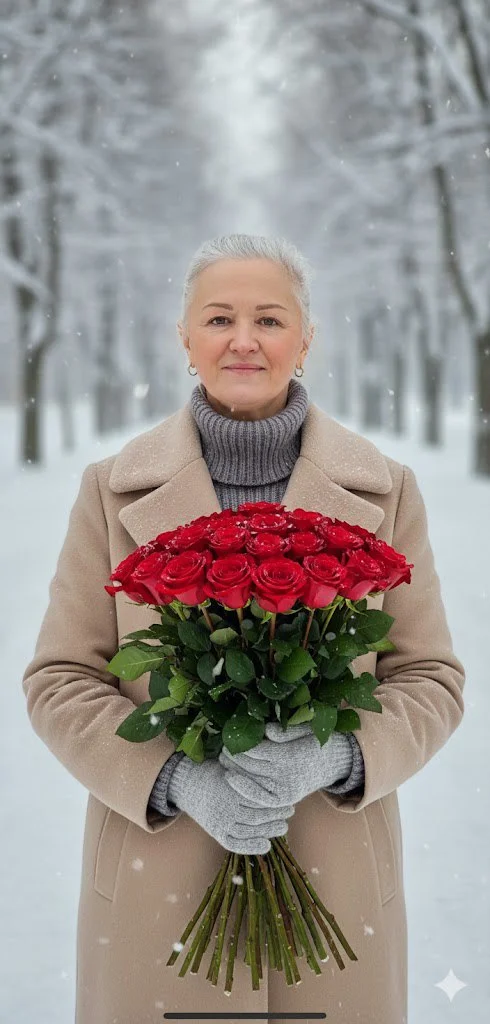 ИИ-фотосессия — Зимняя Роза