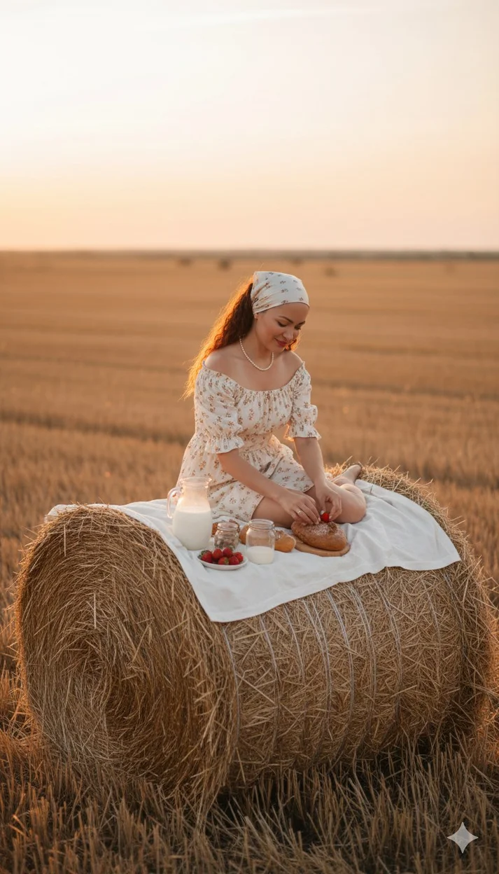 Деревенский летний пикник