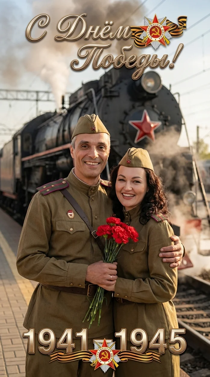 ИИ-фотосессия — 9 мая День Победы