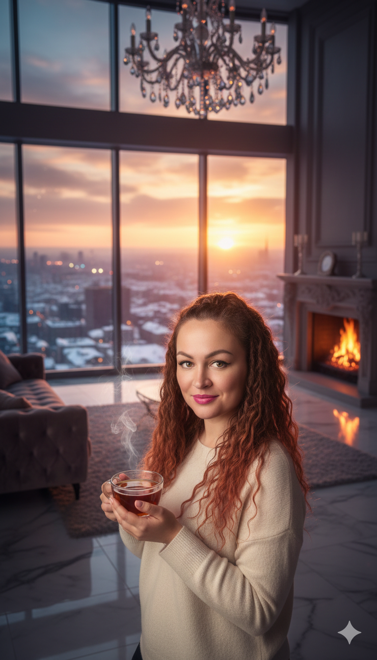 В роскошном пентхаусе 