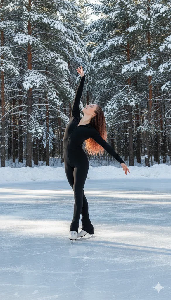 ИИ-фотосессия — Лесной каток
