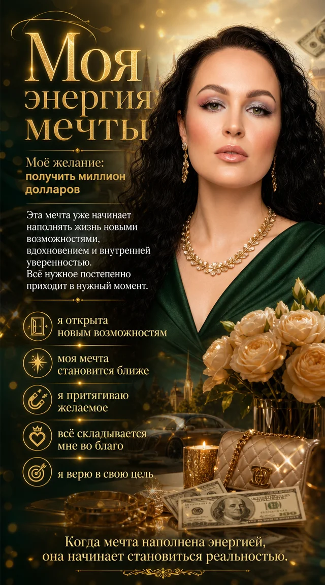 Карта желаний с ИИ - Банер 