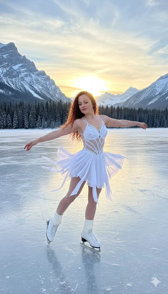 Зимняя сказка на озере