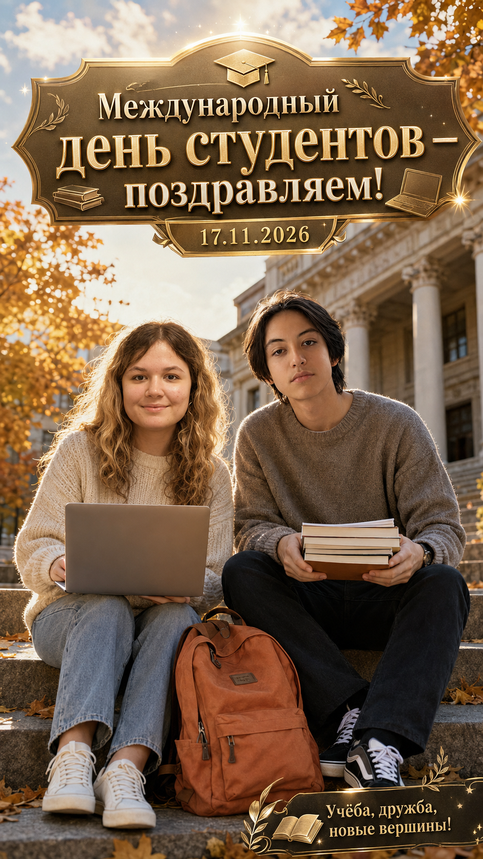 Международный день студентов — 17.11.2026 — яркая университетская фотосессия