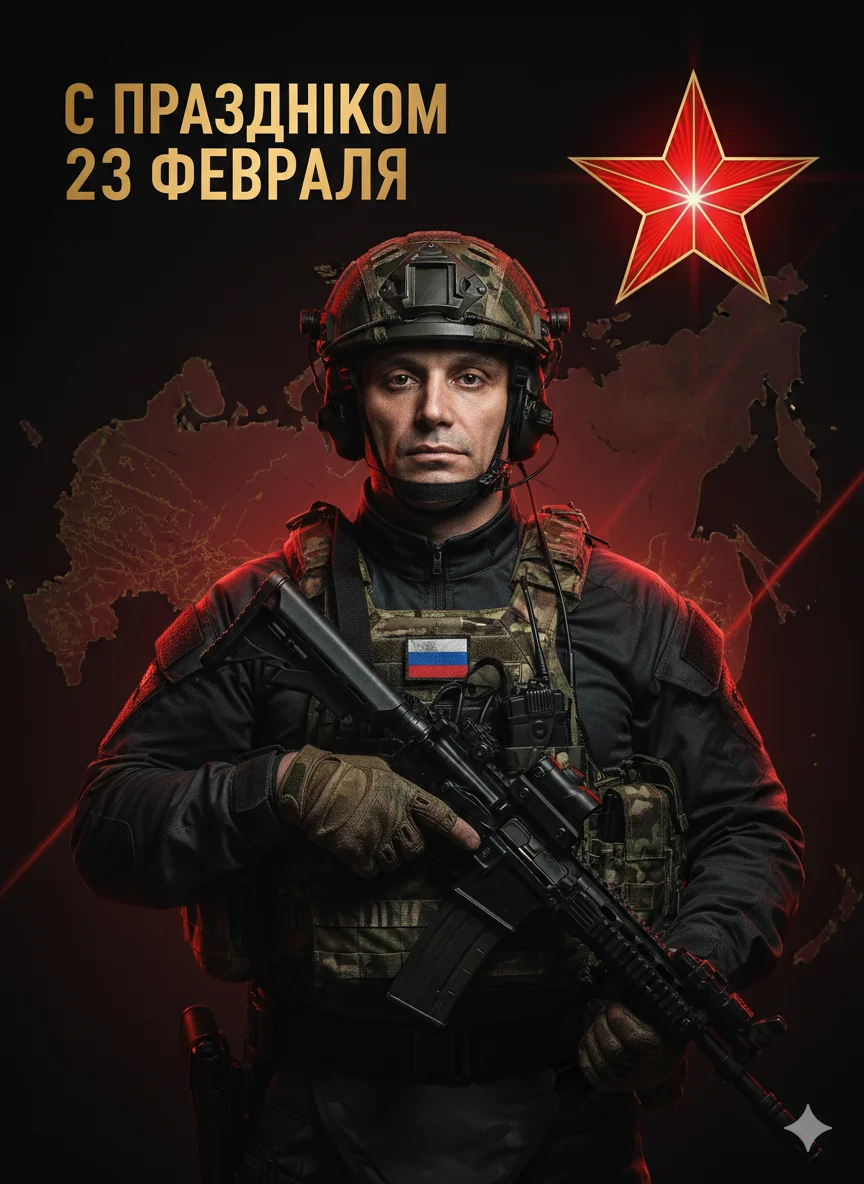 ИИ-фотосессия — 23 февраля - спецназ