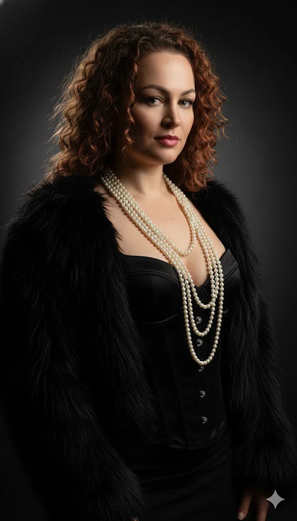 Драматичный нуар в жемчуге