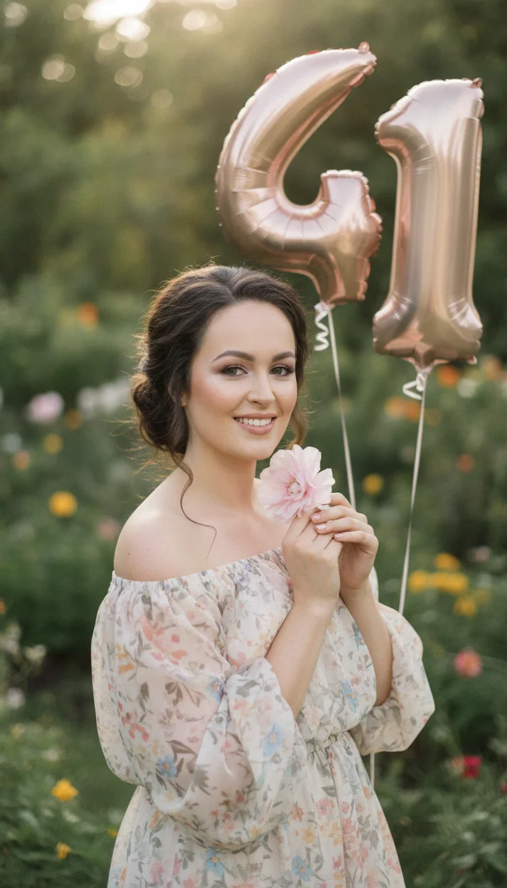   Фотосессия на день рождения 41 год