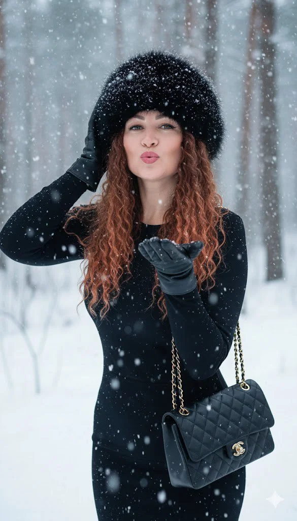 Зимний Chanel: Снежный глянец