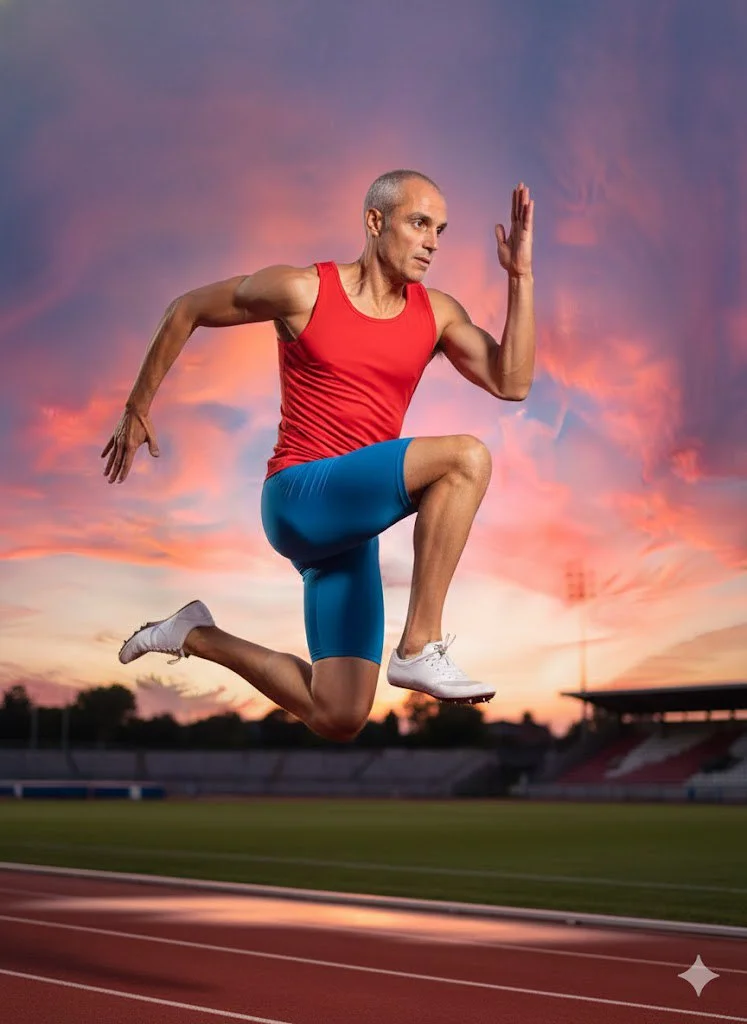 Спринт на закате