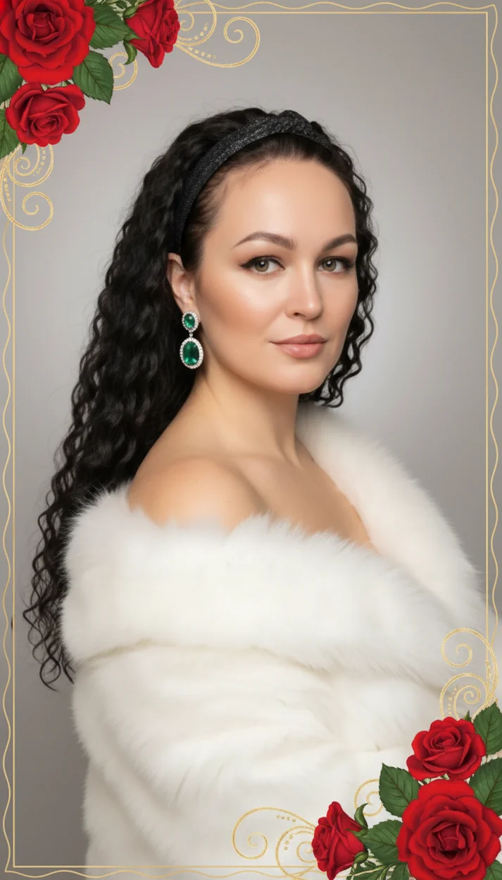 Рамка для фото с розами 