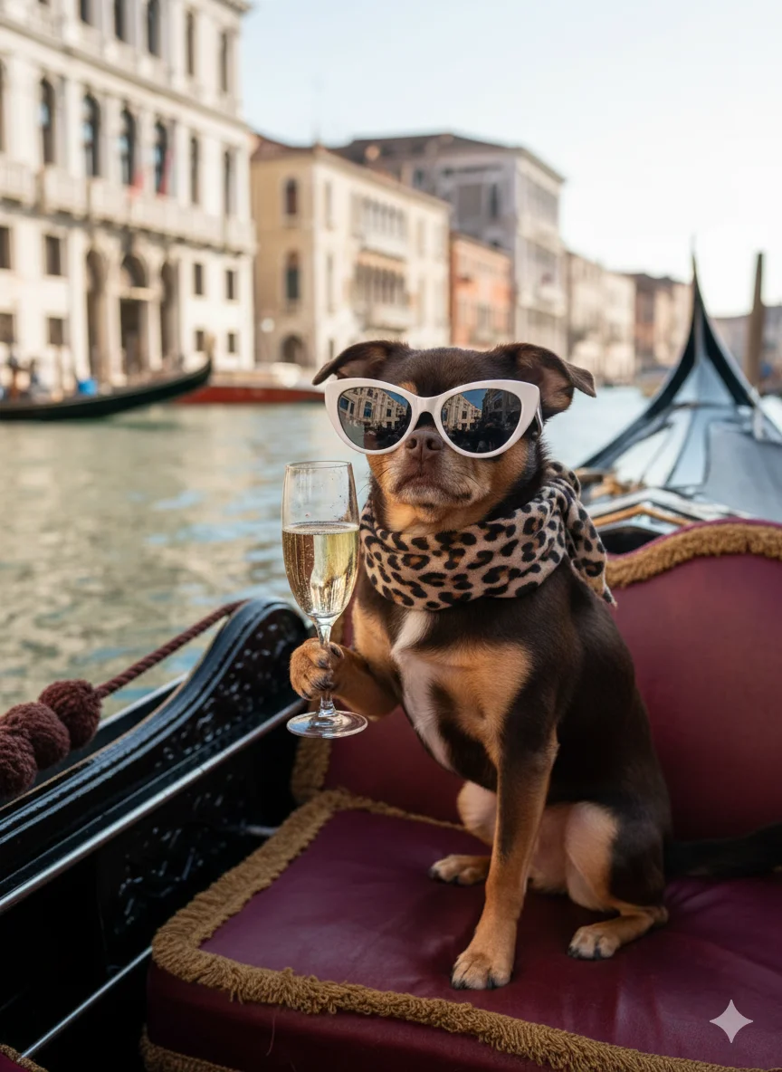 Собака на отдыхе 