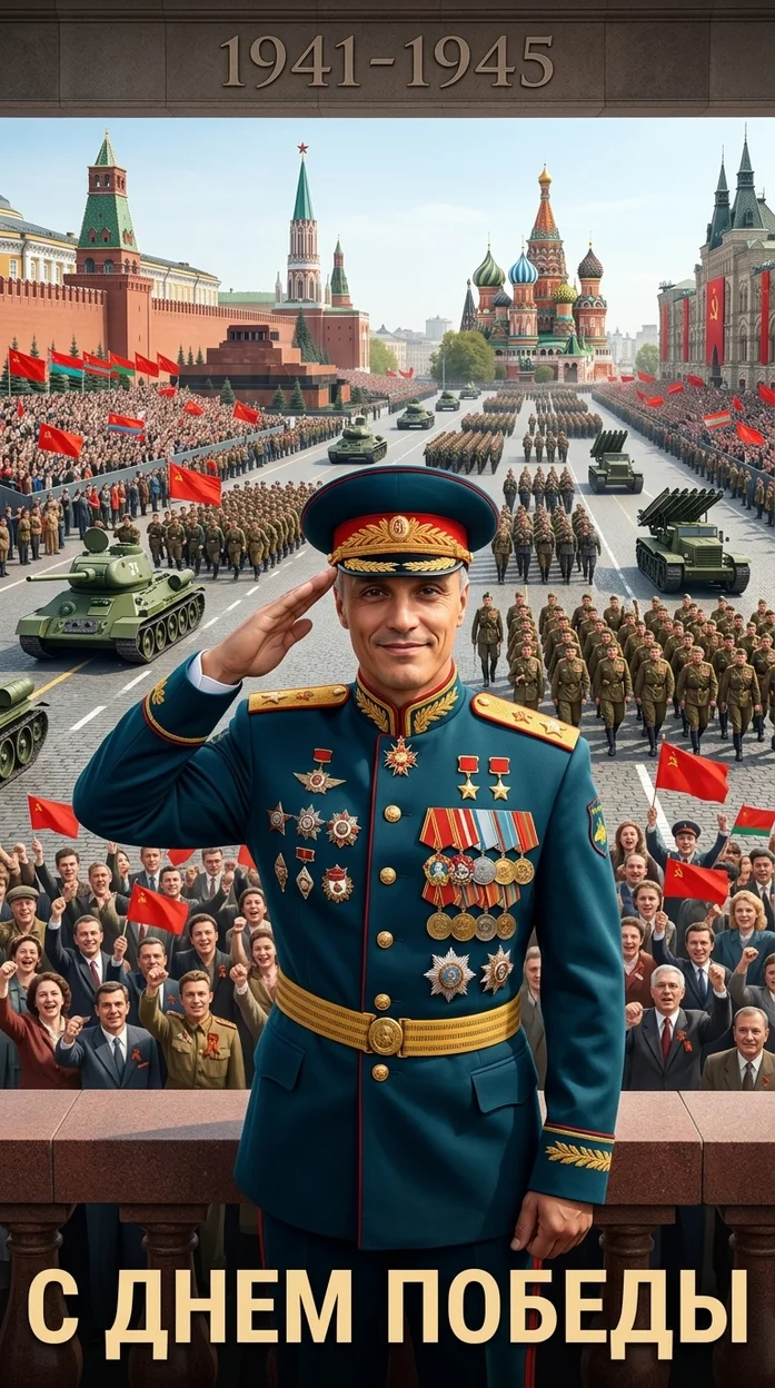 9 мая красная площадь