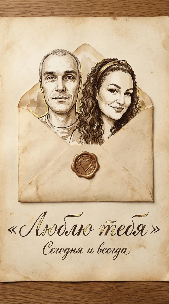 Открытка «Сегодня и всегда»