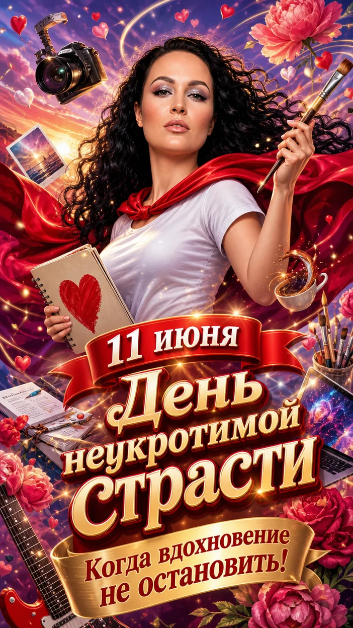  День неукротимой страсти 10 июня постер  ии 