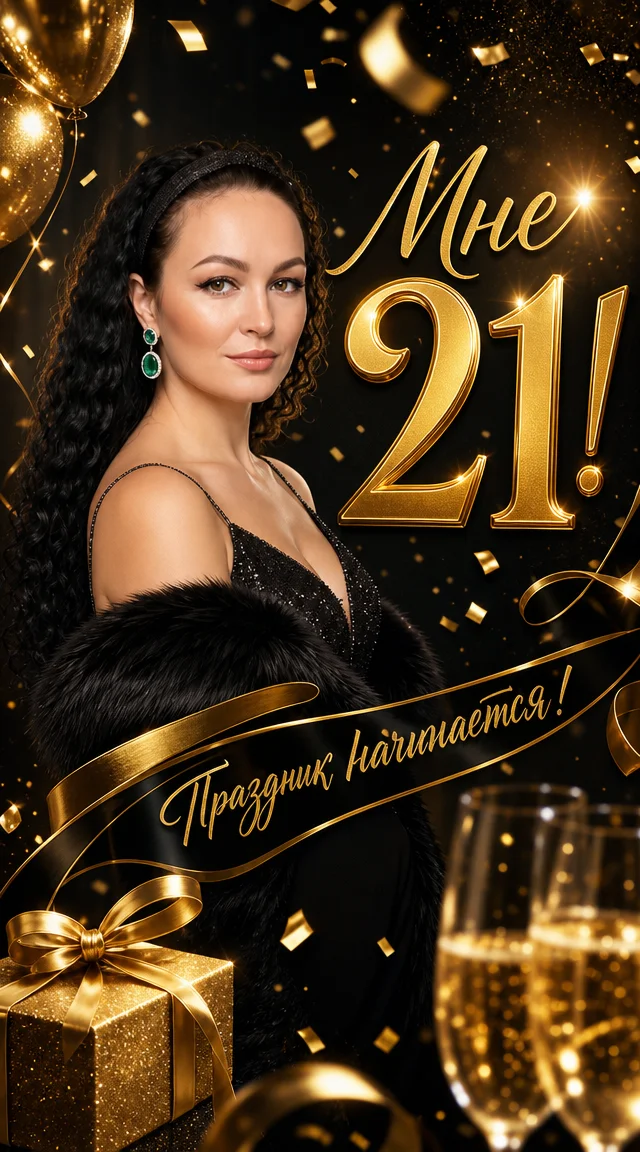 Нейрофотосессия на 21 год с промтами 