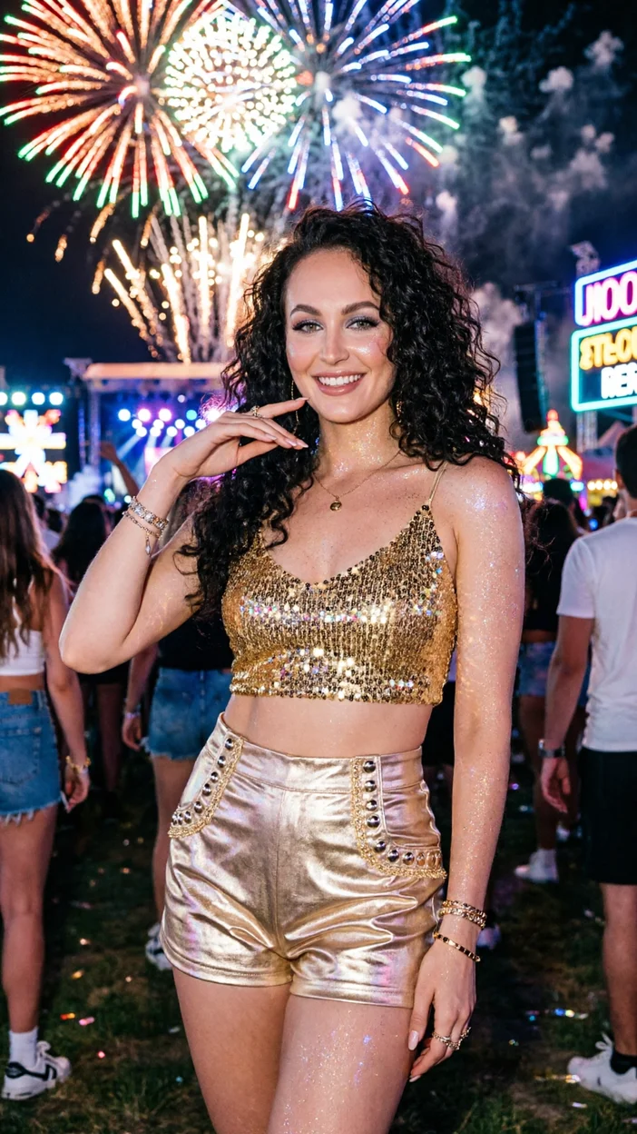 Luxury nightlife festival editorial