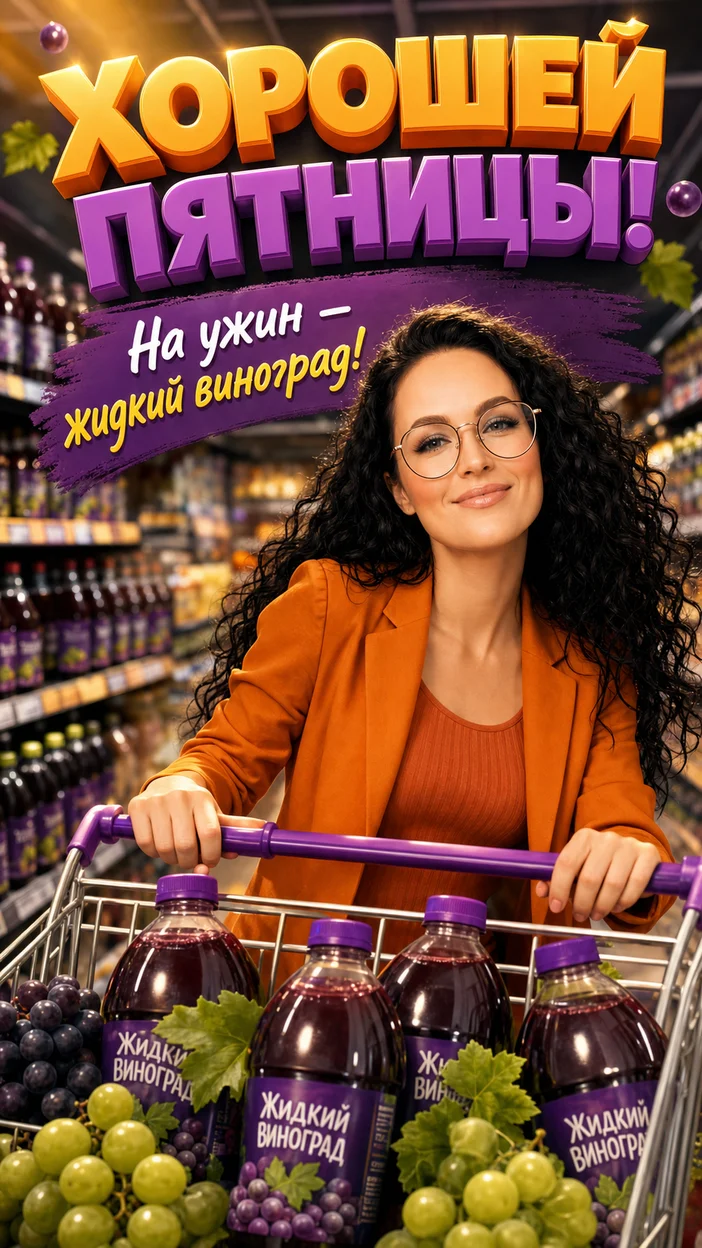 Фотооткрытка для всех с поздравлением "ХОРОШЕЙ ПЯТНИЦЫ!"