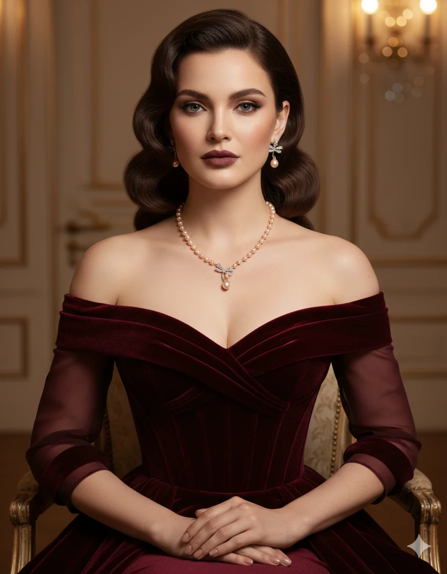 Сцена для продаж - Украшения на шею :люксовая ювелирно-fashion съёмка в стиле голливудского гламура