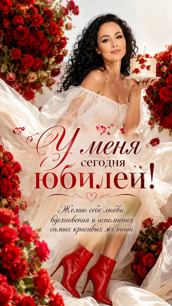 Фотосессия цветочный юбилей