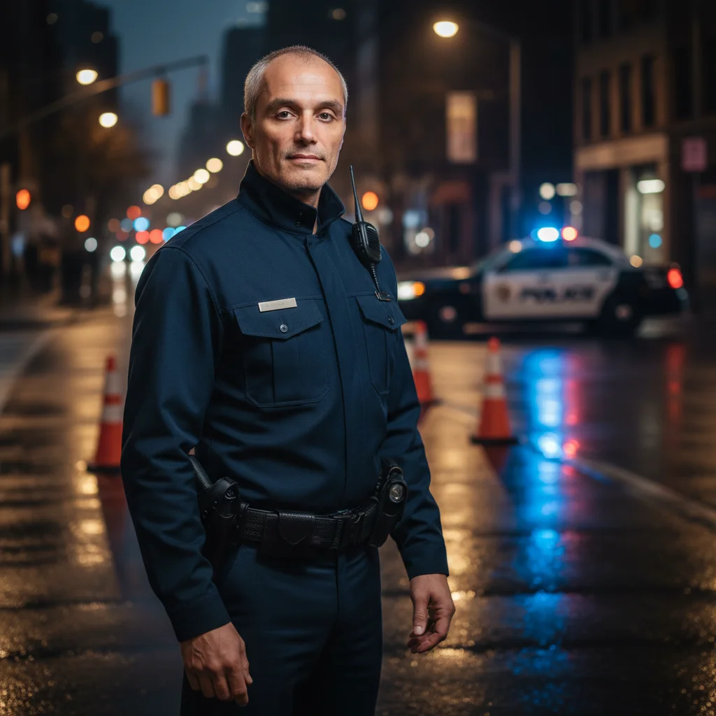 Полицейский на улице