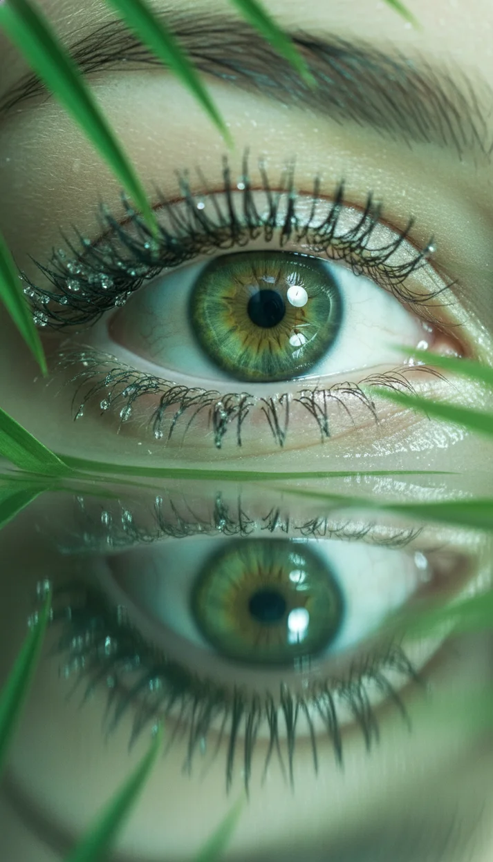 Фотореалистичная макросъёмка глаза (extreme macro close-up)